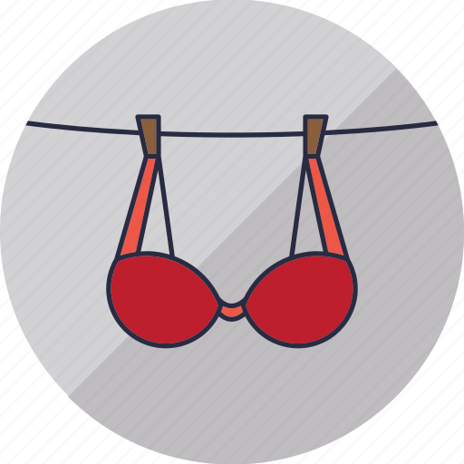 Laundry, bra, clothes, clothing, hang, underwear, women icon - Download on Iconfinder