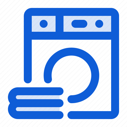 Laundry, machine, cleaning, washing, clothes, housekeeping, dryer icon - Download on Iconfinder