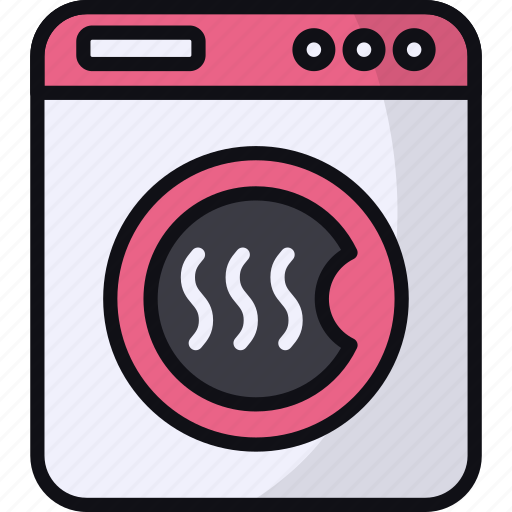 Tumble dry, washing machine, laundry, electronic, wash, drying, appliance icon - Download on Iconfinder