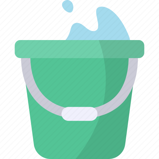 Bucket, container, water, cleaning, pail, tool icon - Download on Iconfinder
