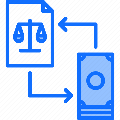 Court, document, law, lawsuit, lawyer, money, statement icon - Download on Iconfinder