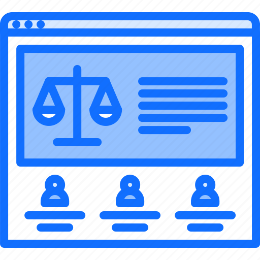 Agency, court, justice, law, lawyer, page, website icon - Download on Iconfinder
