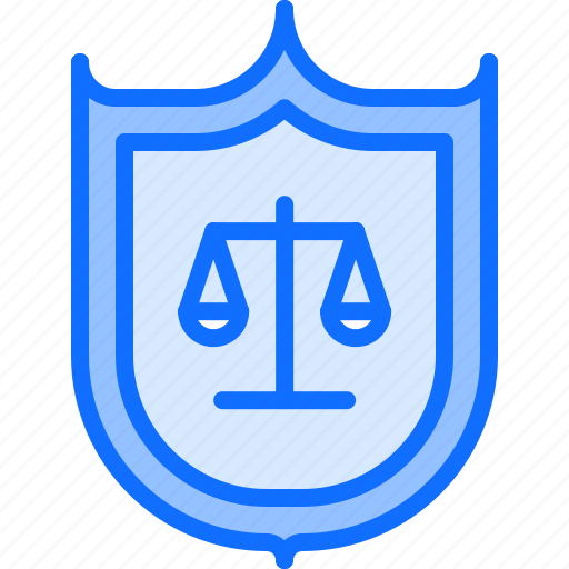 Court, justice, law, lawyer, protection, shield icon - Download on Iconfinder