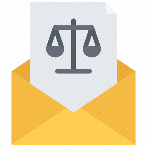 Court, envelope, law, lawyer, letter, mail, subpoena icon - Download on Iconfinder