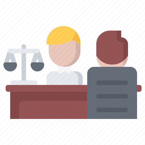 Client, consultation, counseling, court, law, lawyer icon - Download on Iconfinder
