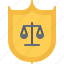 court, justice, law, lawyer, protection, shield 