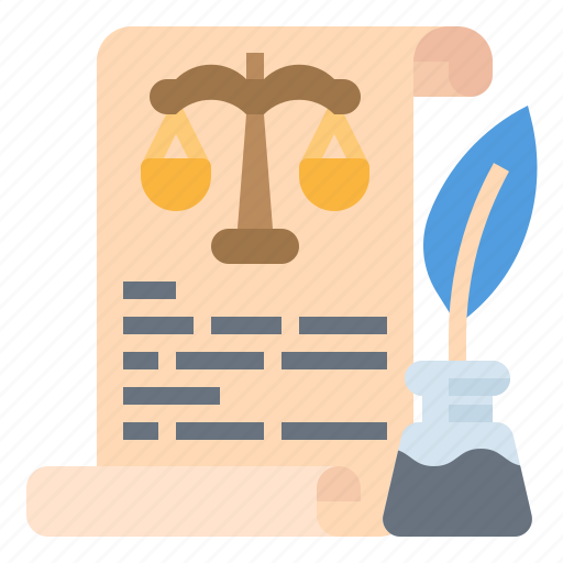 Adjudicate, feather, ink, law, quill icon - Download on Iconfinder