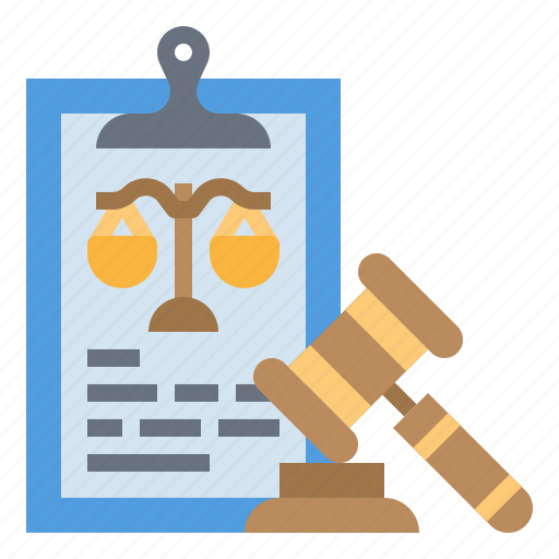 Document, gavel, judge, law, legal icon - Download on Iconfinder