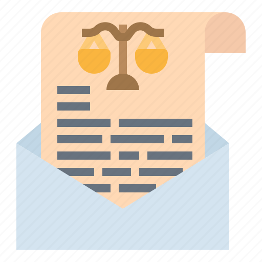 Document, files, justice, law, mail icon - Download on Iconfinder