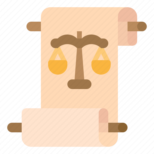 Judgement, law, paper, parchment, scroll icon - Download on Iconfinder