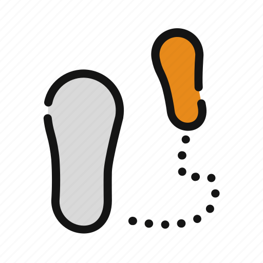 Crime, foot, footprints, forensic, law icon - Download on Iconfinder