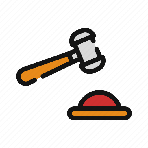 Hammer, judge, justice, law icon - Download on Iconfinder