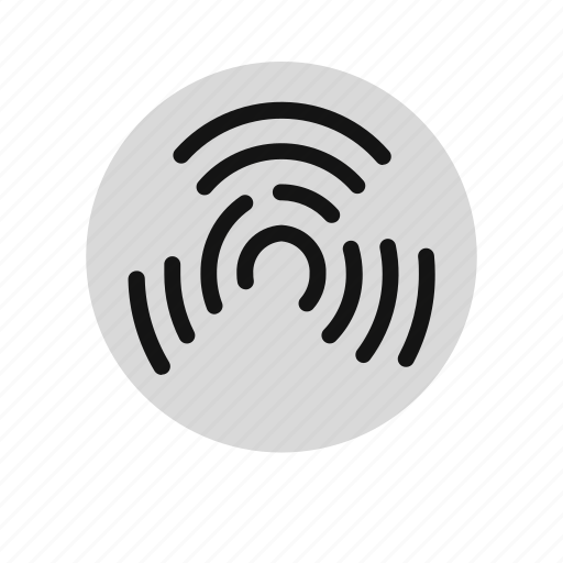 Biometric, fingerprint, law, protection, scan, security icon - Download on Iconfinder