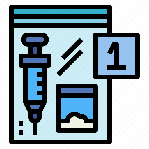 Drugs, syringe, medicine, evidence icon - Download on Iconfinder