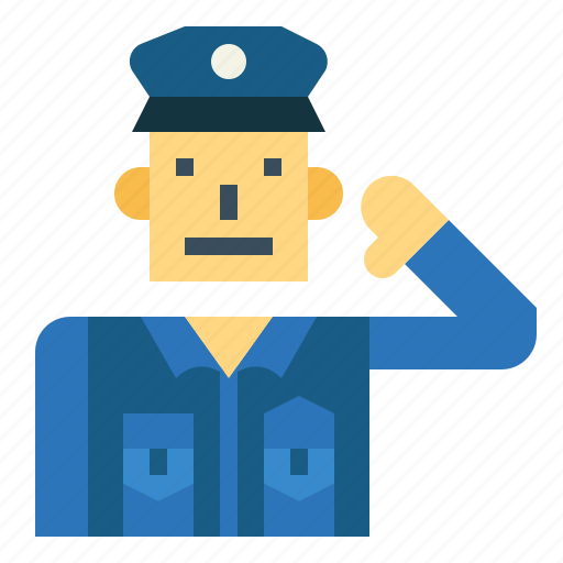 Policeman, security, people, professions icon - Download on Iconfinder