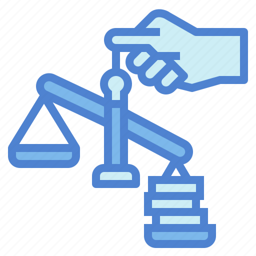 Injustice, law, scale, hand icon - Download on Iconfinder