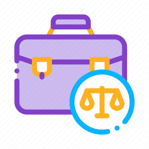 Bag, judgement, law, suitcase icon - Download on Iconfinder
