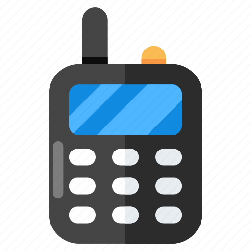 Walkie talkie, phone communication, portable mobile, portable phone, wireless phone, police phone icon - Download on Iconfinder