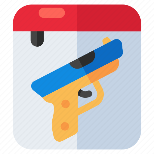 Gun, pistol, shooting, weapon, firearm icon - Download on Iconfinder