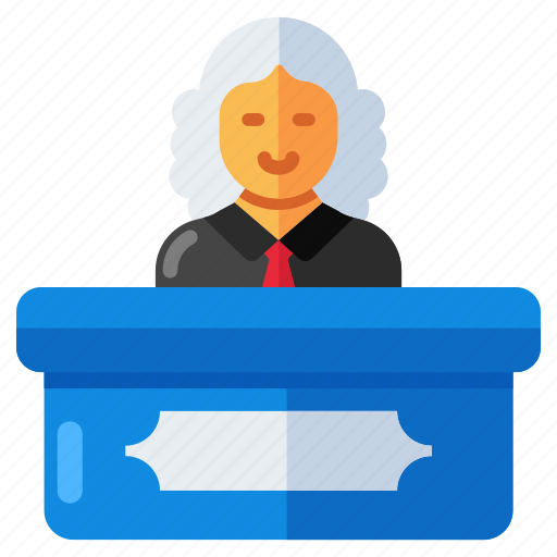 Judge, magistrate, adjudicator, professional person icon - Download on Iconfinder