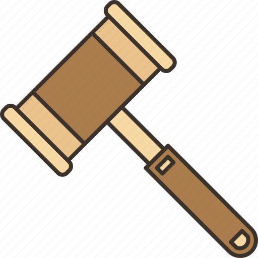 Gavel, court, law, justice, auction icon - Download on Iconfinder