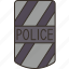 shield, protection, police, officer, guard 