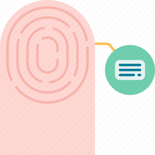 Fingerprint, identity, verification, scan, biometric icon - Download on Iconfinder