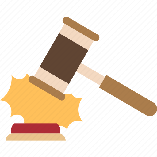 Verdict, gavel, courtroom, justice, judgment icon - Download on Iconfinder