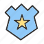 badge, enforcement, law, star 