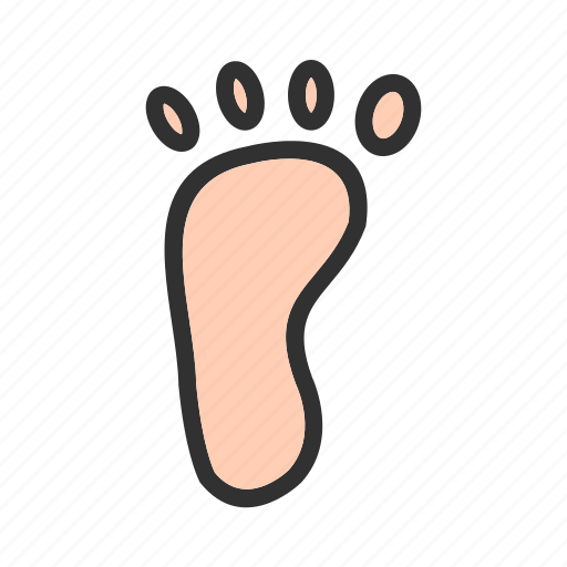 Foot, footprint, print icon - Download on Iconfinder