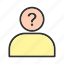 avatar, person, suspect, user 