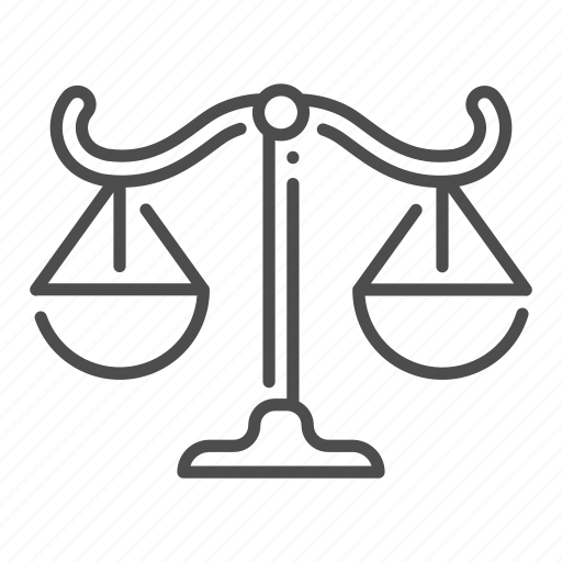 Balance, court, judgment, justice, law, scales icon - Download on Iconfinder