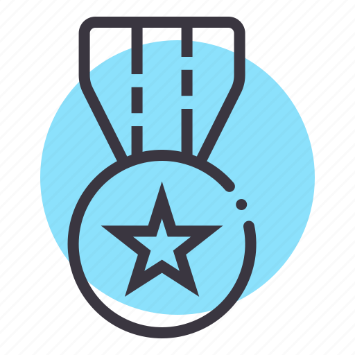 Honor, law, medal, police, ribbon icon - Download on Iconfinder