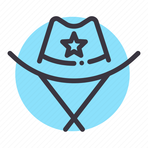 Cowboy, hat, police, sheriff icon - Download on Iconfinder