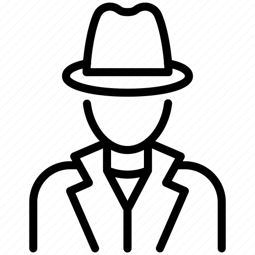 Bandit, cowboy, criminal, godfather, gangster, mafia, police icon - Download on Iconfinder