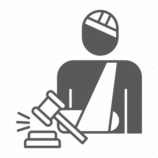 Personal, injury, law, medical, broken, hand, injured icon - Download on Iconfinder