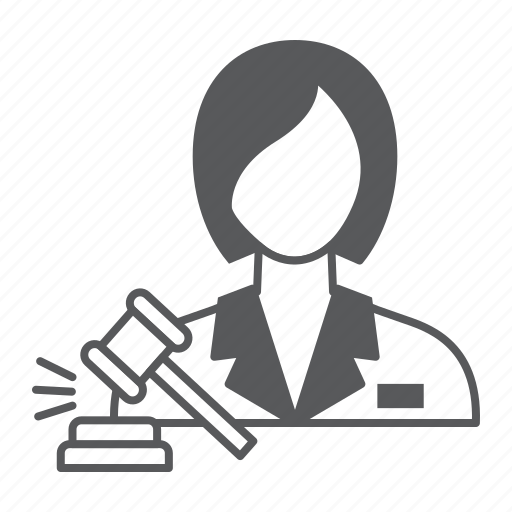Woman, lawyer, person, law, female, justice, profession icon - Download on Iconfinder