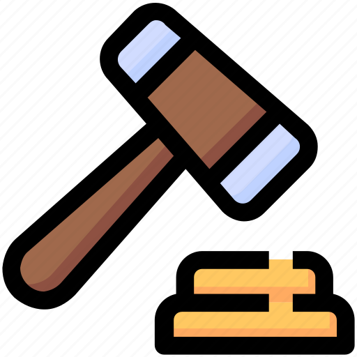 Hammer, judge, justice, law, legal, order icon - Download on Iconfinder