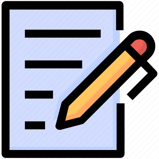 Document, justice, law, paper, pen, write icon - Download on Iconfinder