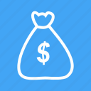 bag, banking, currency, design, dollar, money, payment