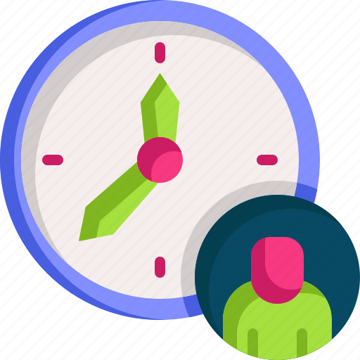 Time, management, business, clock, person icon - Download on Iconfinder