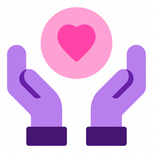 Care, empathy, give, hand, love icon - Download on Iconfinder