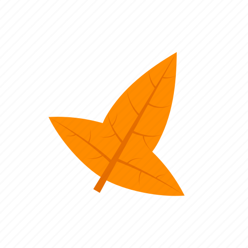 Autumn, hastate, leaf, orange icon - Download on Iconfinder