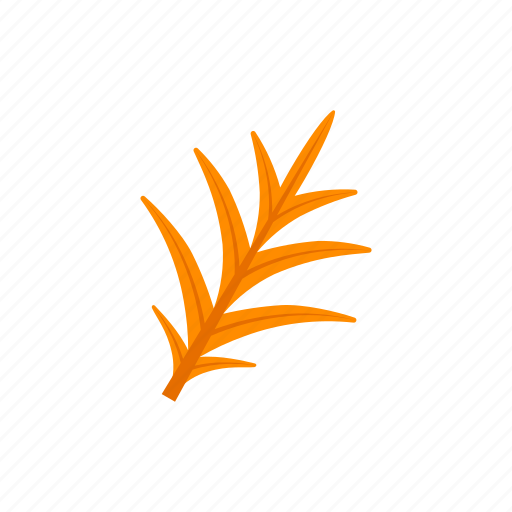 Autumn, leaf, orange, pinnatisect icon - Download on Iconfinder