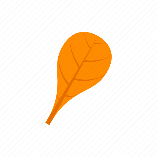 Autumn, leaf, orange, spathulate icon - Download on Iconfinder
