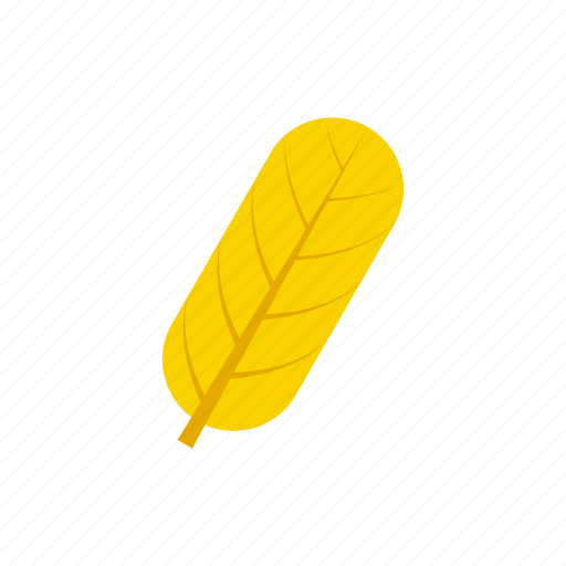 Autumn, leaf, oblong, yellow icon - Download on Iconfinder