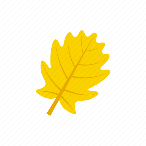 Autumn, leaf, pinnatifid, yellow icon - Download on Iconfinder