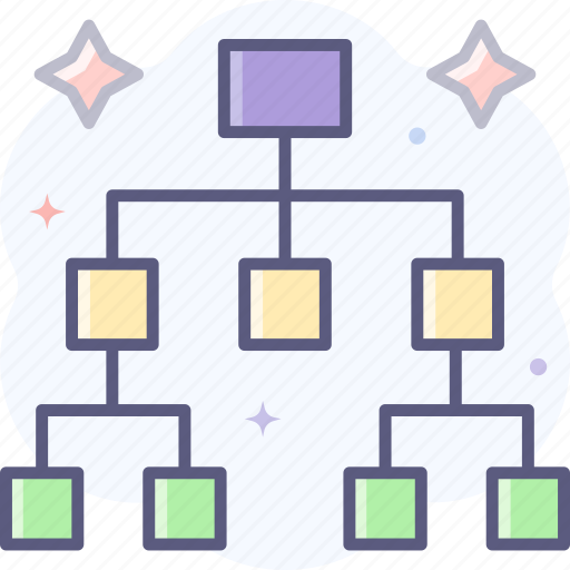 Hierarchy, work flow, organization icon - Download on Iconfinder