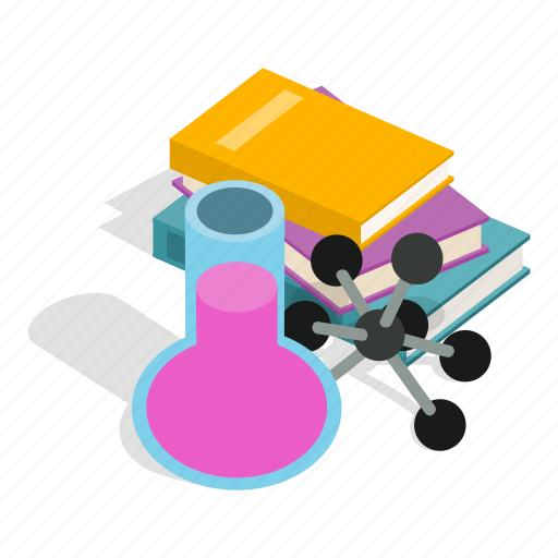Chemistry, isometric, object, sign icon - Download on Iconfinder