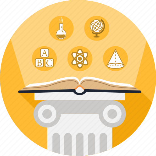 Book, column, education, history, knowledge, school, science icon - Download on Iconfinder